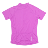 PROTECTIVE Cycling Womens Jersey Purple 1/4 Zip M