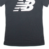 NEW BALANCE Womens T-Shirt Black S