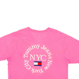 TOMMY HILFIGER Crop Womens T-Shirt Pink XL