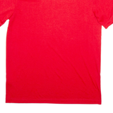 NIKE Dri Fit Downham Town Fc Mens Football Shirt T-Shirt Red L