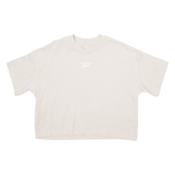 REEBOK Crop Womens T-Shirt Beige M