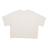 REEBOK Crop Womens T-Shirt Beige M