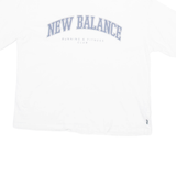 NEW BALANCE Mens T-Shirt White XS
