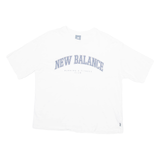 NEW BALANCE Mens T-Shirt White XS