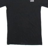 VANS Mens T-Shirt Black XS