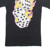 VANS Mens T-Shirt Black XS