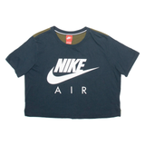 NIKE Crop Womens T-Shirt Black L