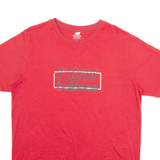 NEW BALANCE Mens T-Shirt Red L