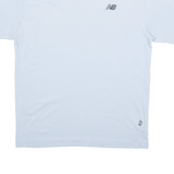 NEW BALANCE Mens T-Shirt Blue S