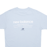 NEW BALANCE Mens T-Shirt Blue S