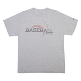 CHAMPION Mens T-Shirt Grey M