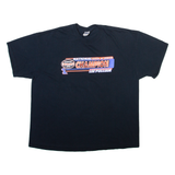 GILDAN Nascar Lee Pulliam Mens T-Shirt Black USA 2XL