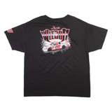 HANES Austin Wilson Racing Mens T-Shirt Black USA L