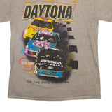 PACSUN Daytona 500 Mens T-Shirt Grey USA S