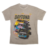 PACSUN Daytona 500 Mens T-Shirt Grey USA S