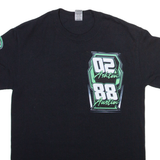 GILDAN Racing Mens T-Shirt Black S