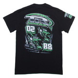 GILDAN Racing Mens T-Shirt Black S
