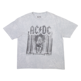 AC/DC Mens Band T-Shirt Grey XL