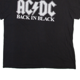 AC/DC Mens Band T-Shirt Black XL