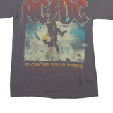 AC/DC Womens Band T-Shirt Grey S