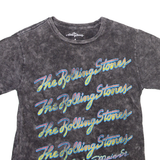THE ROLLING STONES Womens Band T-Shirt Grey M
