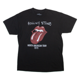 THE ROLLING STONES Mens Band T-Shirt Black L