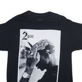 2PAC Mens Band T-Shirt Black L