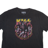 KISS Mens Band T-Shirt Black XL