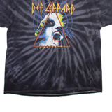 DEF LEPPARD Mens Band T-Shirt Grey XL