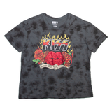 KISS Womens Band T-Shirt Grey XL