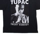 TUPAC Mens Band T-Shirt Black XL