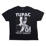 TUPAC Mens Band T-Shirt Black XL