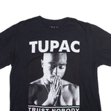 TUPAC Mens Band T-Shirt Black M