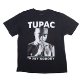 TUPAC Mens Band T-Shirt Black M