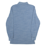 POLO RALPH LAUREN Mens Polo Shirt Blue Long Sleeve S