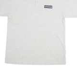 REEBOK Mens Polo Shirt Grey M