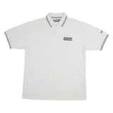 REEBOK Mens Polo Shirt Grey M