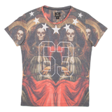 ROCKET BOX Mens T-Shirt Red XS