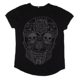 Skulls Womens T-Shirt Black S