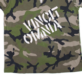 Skull Mens T-Shirt Green M