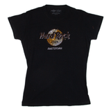 HARD ROCK CAFE Amsterdam Womens T-Shirt Black L