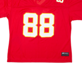 REEBOK Womens Jersey Red USA V-Neck L