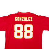 REEBOK Womens Jersey Red USA V-Neck L