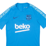 NIKE FC Barcelona Mens Football Shirt Jersey Blue S
