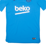 NIKE FC Barcelona Mens Football Shirt Jersey Blue S