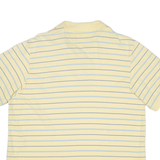 CHAPS Mens Polo Shirt Yellow Striped L