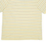 CHAPS Mens Polo Shirt Yellow Striped L