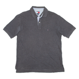 TOMMY HILFIGER Mens Polo Shirt Grey XL
