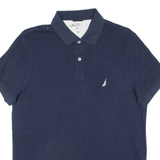 NAUTICA Slim Fit Mens Polo Shirt Blue M