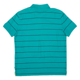 NAUTICA Mens Polo Shirt Blue Striped L